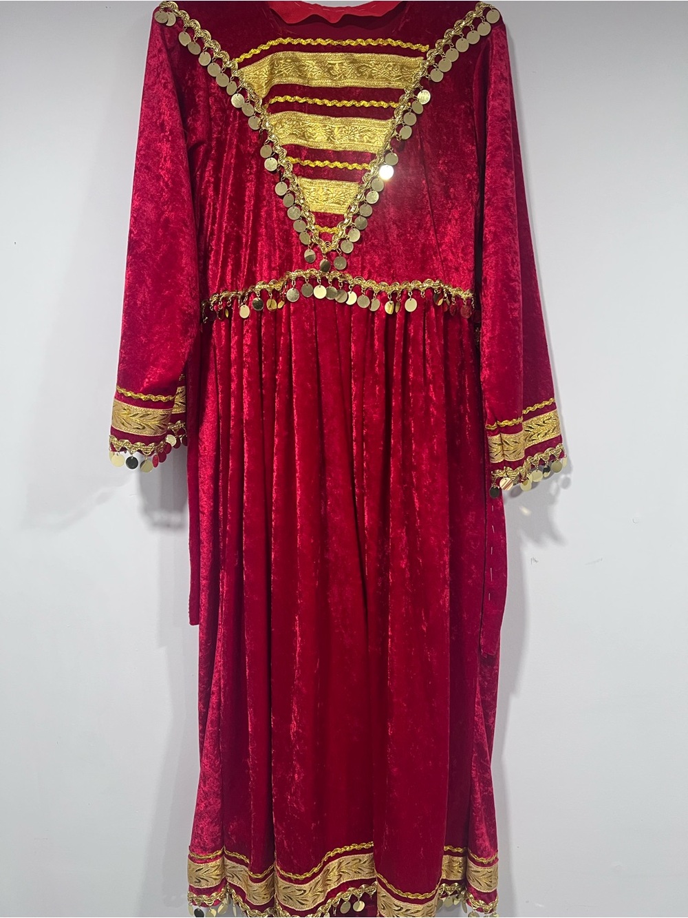 Velvet Afghan Dress